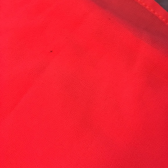 VGUC Sparkle & Fade neon coral tunic, sz S - Picture 5 of 5